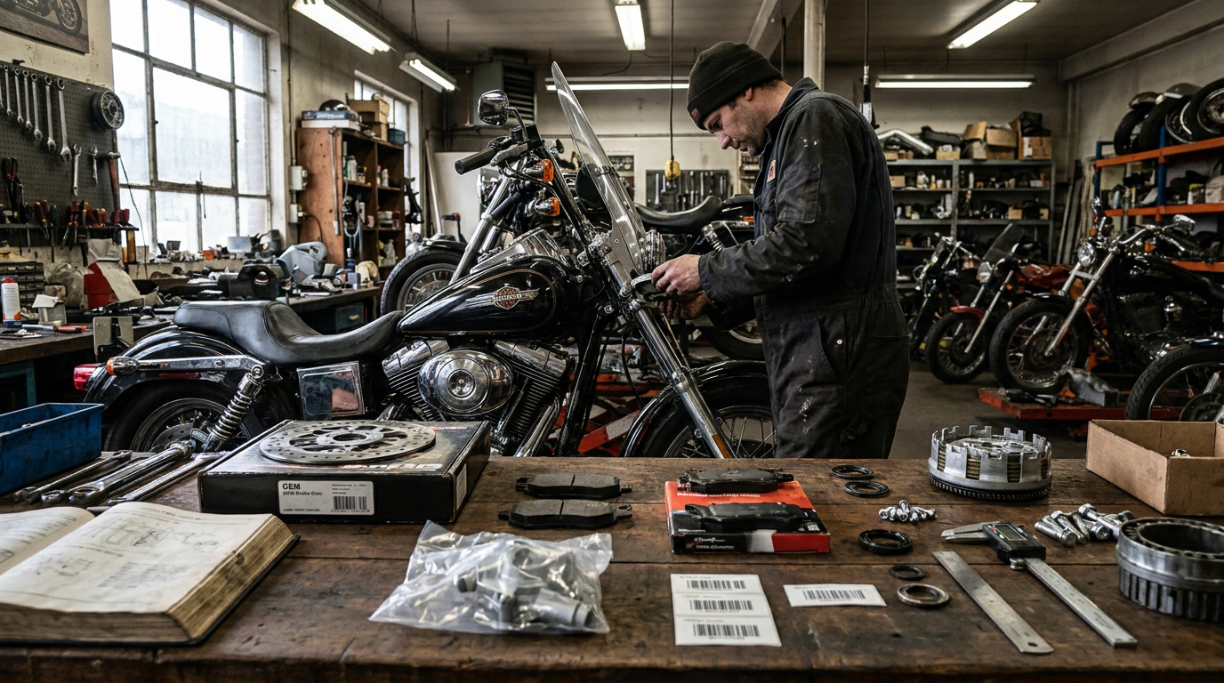 Guide des pièces détachées Harley-Davidson : OEM contre aftermarket, compatibilité et fiabilité
